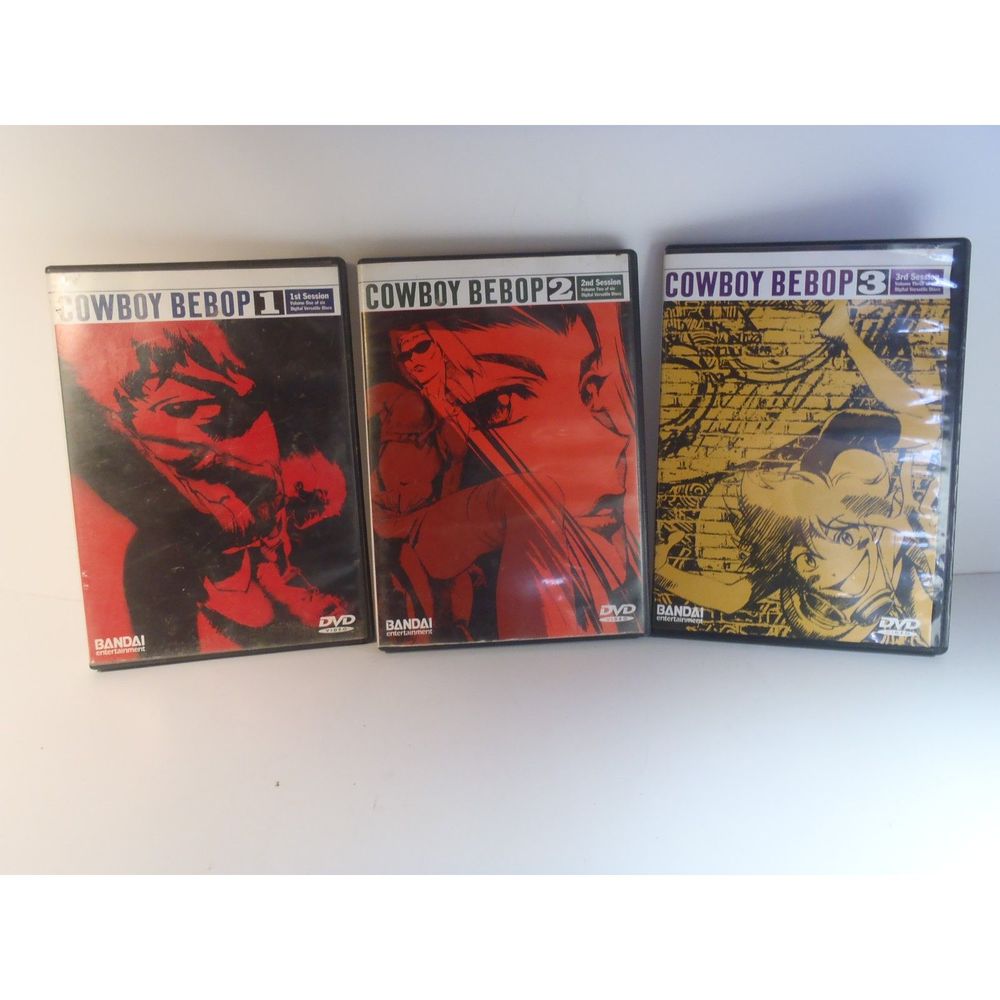 Cowboy Bebop Dvd Set # 1, 2, 3